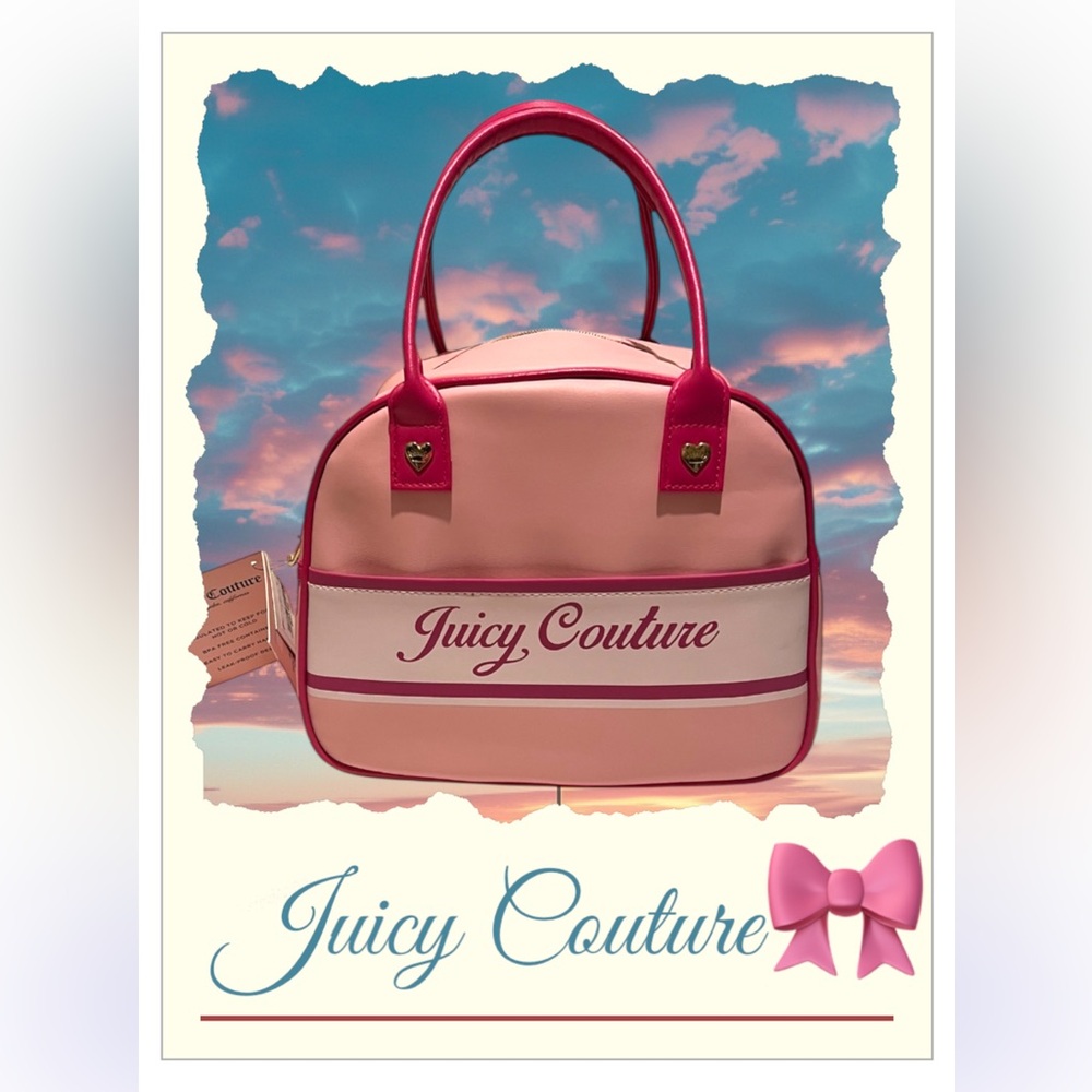 🩷 Juicy Couture Pink/ Berry 3 piece Insulated Cooler Bag Set NWT 🩷